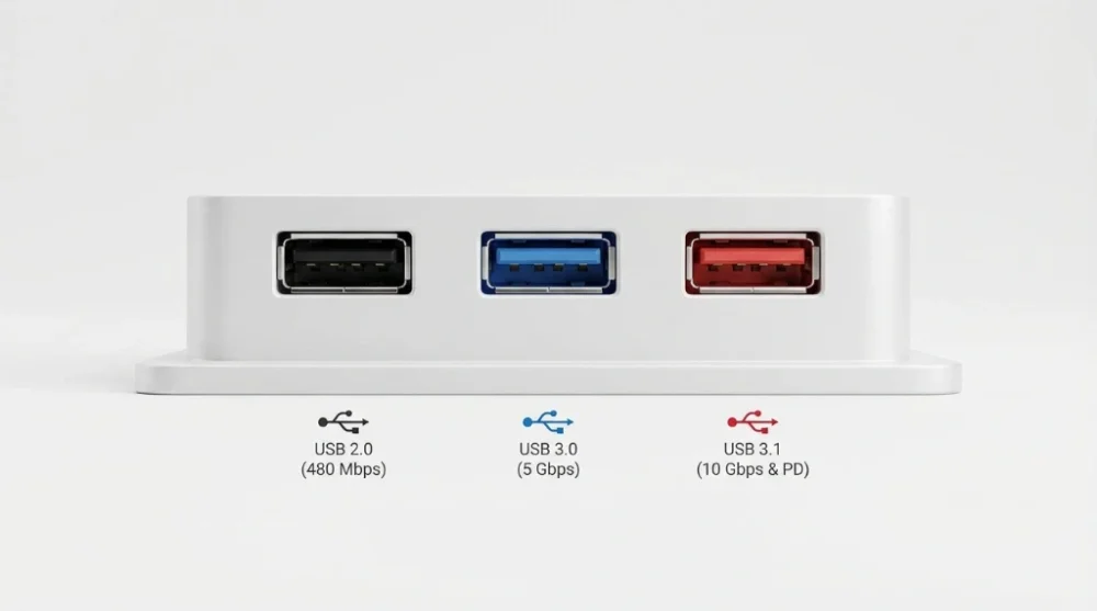 USB Port Symbols Explained: Colors, Icons, and Charging Speeds